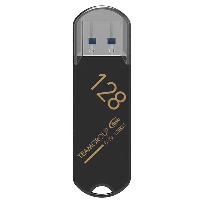 Team Group memory USB C183 128GB USB 3.0 Black USB Flash atmiņa