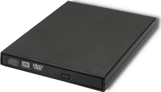 Qoltec 51858 External DVD-RW recorder |USB 2.0|Black diskdzinis, optiskā iekārta