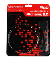 BitFenix Alchemy 2.0 Magnetic LED-Strip - 60cm, 30 LEDs, rot apgaismes ķermenis