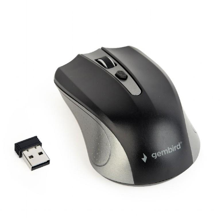 Wireless optical mouse spacegrey-black Datora pele