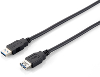 Equip USB A -<gt/> A Male/Female 2m USB 3.0 Type A Extension  4015867166697 USB kabelis