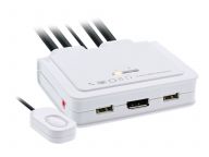 KVM-/Audio-/USB-Switch - 2 x KVM/Audio/USB KVM komutators
