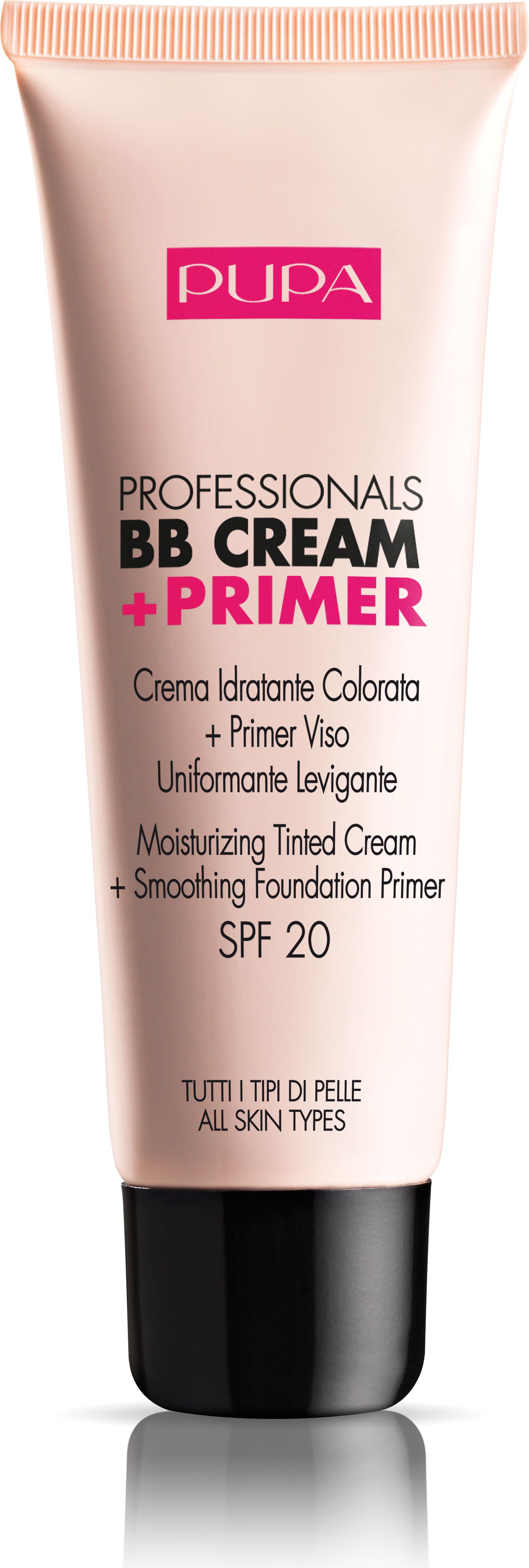 Pupa BB Cream + Primer Normal/Dry Skin krem BB z baza pod makijaz 002 Sand 50ml 8011607191277 (8011607191277) tonālais krēms