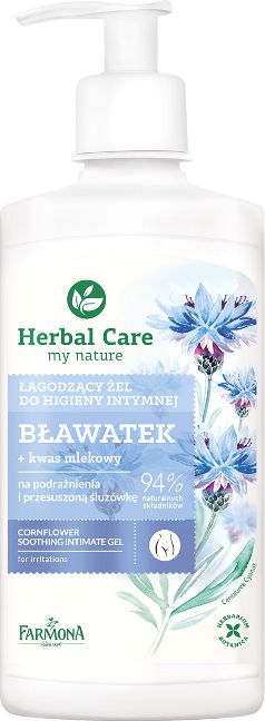 Farmona Herbal Care Zel do higieny intymnej lagodzacy Blawatek 330ml 213954 (5900117003954) kosmētika ķermenim