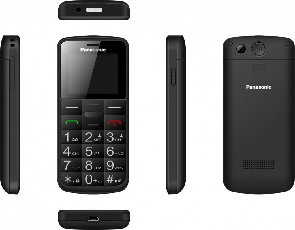 Panasonic Mobile phone for senior KX-TU110 black Mobilais Telefons