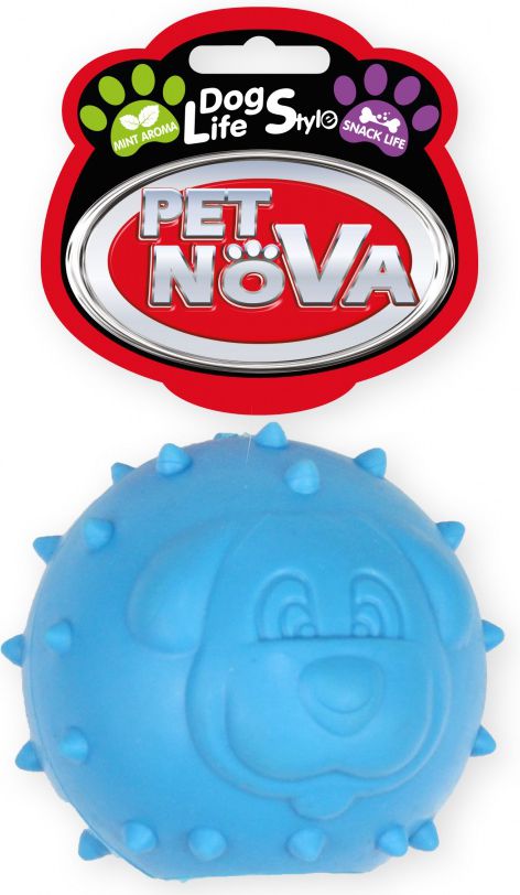 Pet Nova TPR Snackball Blue 6.5cm VAT009607 (5904378732134) aksesuārs suņiem