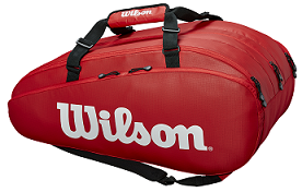 WILSON SPORTA SOMA TOUR RED 15PK WRZ847915 portatīvo datoru soma, apvalks