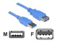 DeLOCK 82540 Kabel USB3.0 Verl?ngerung USB 3.0 Typ-A Stecker > USB 3.0 Typ-A Buchse 3 m blau kabelis, vads