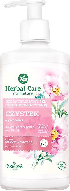 Farmona Herbal Care Zel do higieny intymnej ultradelikatny Czystek 330ml 214104 (5900117004104) kosmētika ķermenim