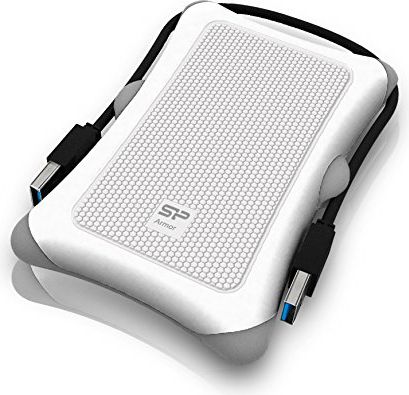 Silicon Power External 2,5'' HDD case A30 SATA, USB 3.0, Anti-Shock, White cietā diska korpuss