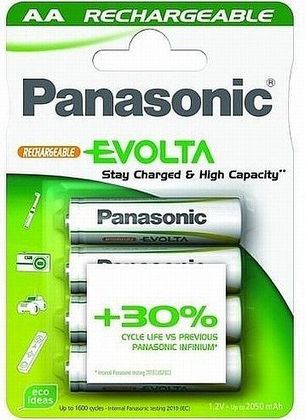 Panasonic Rechargeable EVOLTA AA P6E/4BC 4 szt Mignon (00335889) Baterija