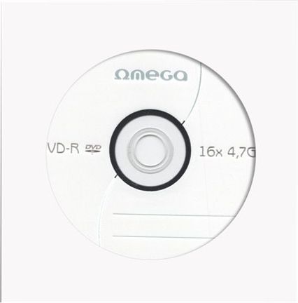 Omega Matrica DVD-R 4,7GB 16x Papildus Aizsardzība / Papīra iepakojums matricas