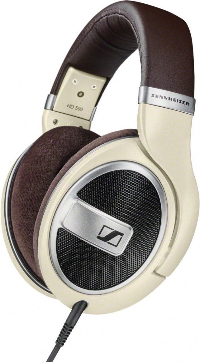 Sennheiser HD 599 Headphones Head-band Brown,Ivory austiņas
