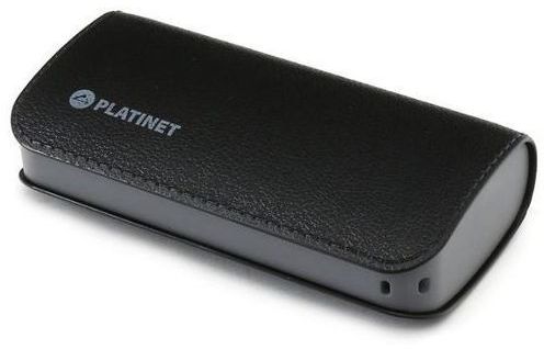 Platinet Leather 15000 mAh Melns + micro USB Powerbank, mobilā uzlādes iekārta