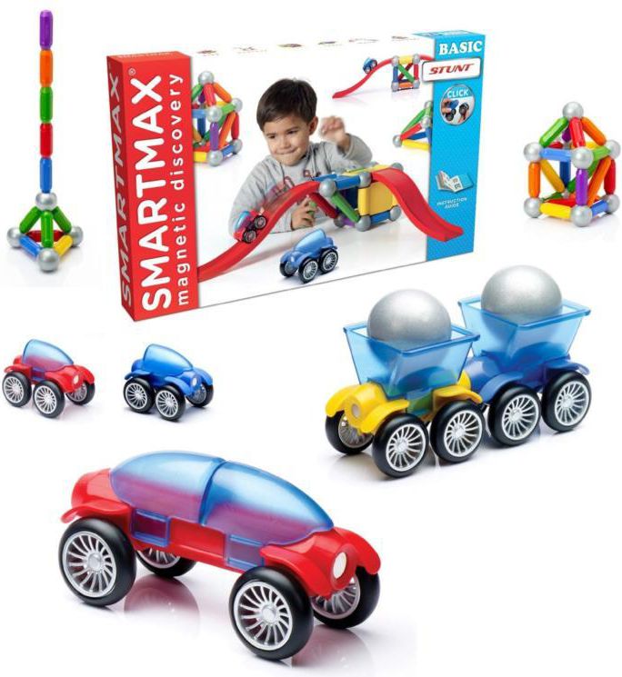 SMARTMAX SmartMax Basic Stunt 46 parts - SMX 502 bērnu rotaļlieta