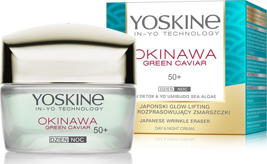 Yoskine Krem do twarzy Okinawa Green Caviar 50+ liftingujacy 50ml 5900525058713 (5900525058713) kosmētika ķermenim