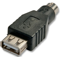 Lindy Adapter USB-Maus an PS/2-Port  USB A F am MD6 M adapteris