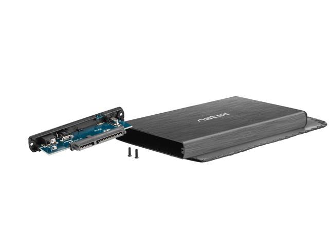 Natec Rhino for 2.5'' SATA - USB2, Aluminum HDD/SSD cietā diska korpuss