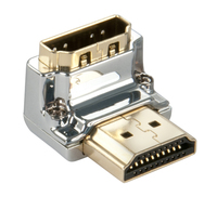 Lindy Adapter HDMI CROMO 90 Grad M/F 