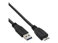 InLine USB-Kabel 3.0 auf Micro-USB 0,5m black USB kabelis