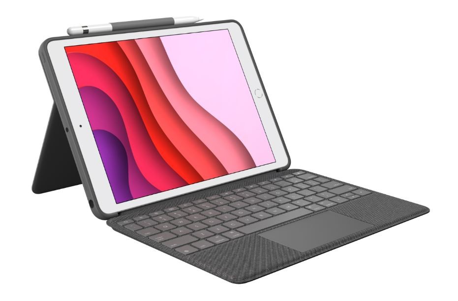 LOGITECH Combo Touch for iPad (7th generation) - GRAPHITE - UK planšetdatora soma