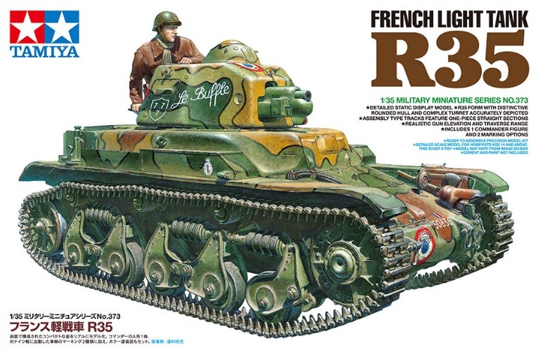 TAMIYA French Light Tank R-35 Rotaļu auto un modeļi