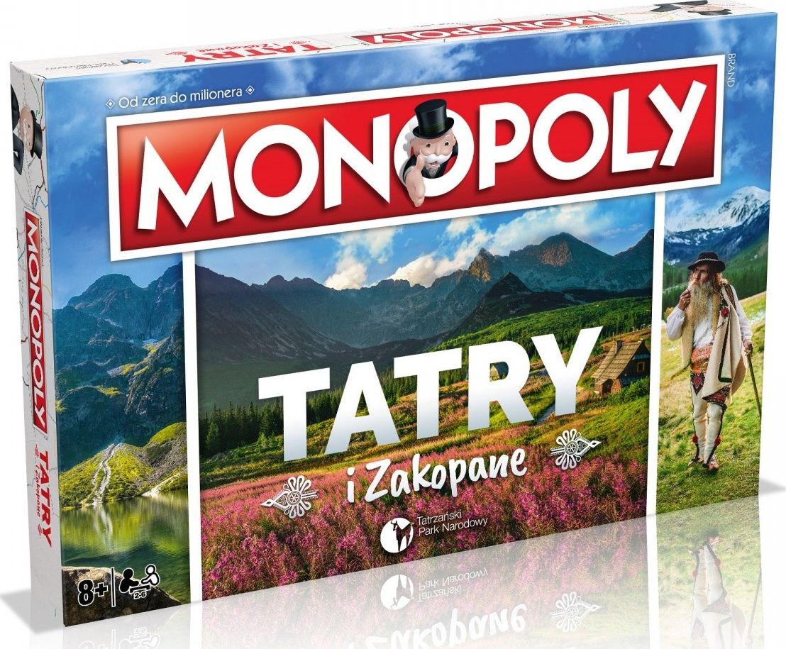 Winning Moves Gra planszowa Monopoly Zakopane i Tatry GXP-701655 (5036905036184) galda spēle