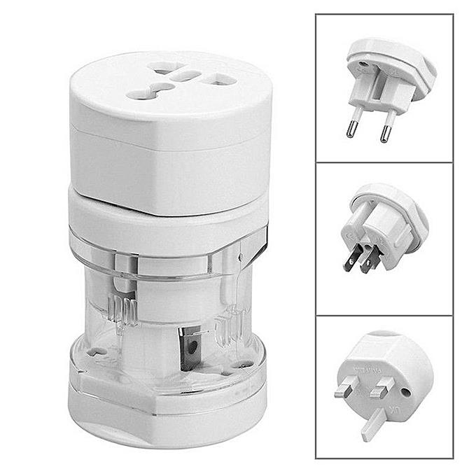 Akyga Travel Adapter AC AK-AD-61 universal worldwide US AU UK EU 250V 10A white adapteris