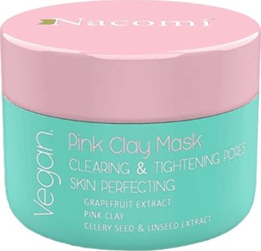 Nacomi NACOMI_Vegan Pink Clay Mask maska rozowa oczyszczajaco sciagajaca 50ml 5902539710434 (5902539710434)