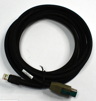 SHIELDED USB CABLE 4.6M 12V STRGHT POWER PLUS CONNECTOR svītru koda lasītājs