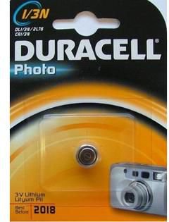 Duracell Batterie Foto Lithium 1/3N (2L76)              1St. UPS aksesuāri