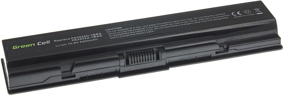 Green Cell Battery for Toshiba Satellite A200 A300 A500 L200 L300 L500 / 11,1V 4400mAh akumulators, baterija portatīvajiem datoriem