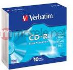 Verbatim CD-R 700 MB 52x 10 sztuk (VERCDR20700) VERCDR20700 (023942434153) matricas