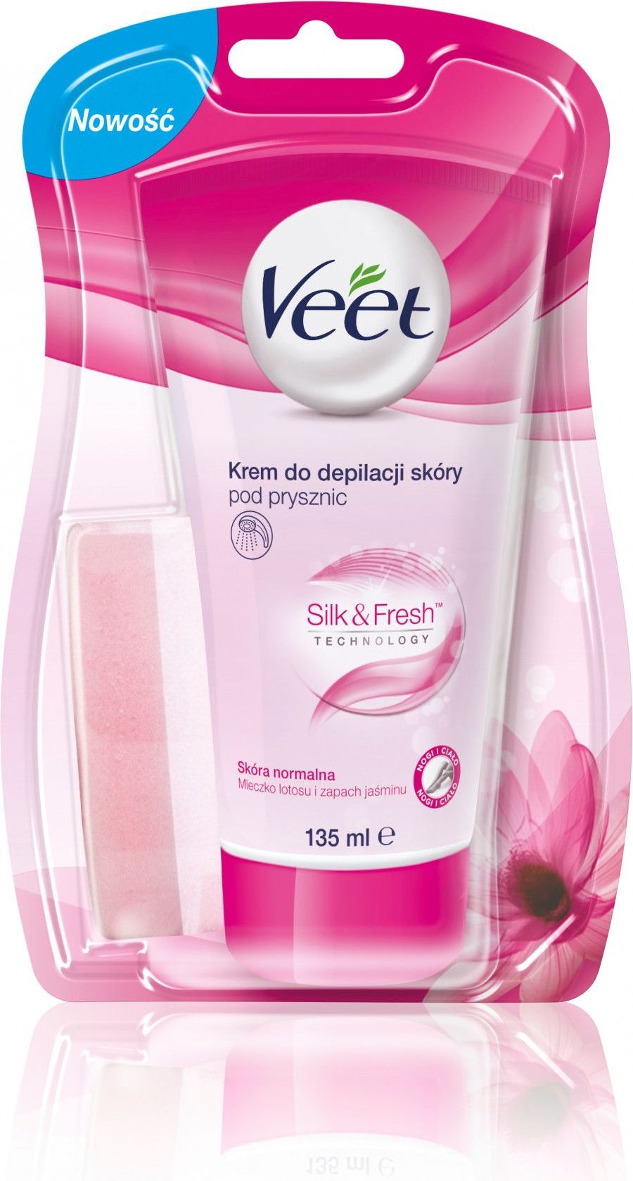 Veet Krem do depilacji pod prysznic dla skory normalnej 135 ml 5900627060744 (5900627060744) kosmētika ķermenim