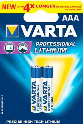 Varta Professional, lithium, 1.5V, pieces 2 (6103-301-402) Baterija