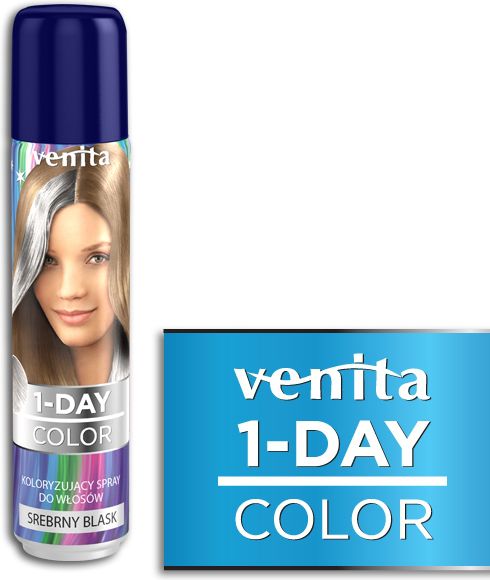 Venita 1-Day color spray 6 srebrny blask V303 (5902101515146)