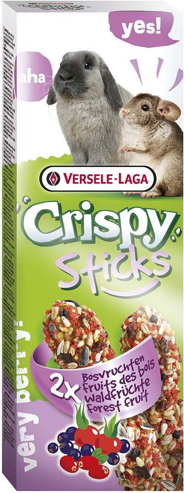 Versele-Laga Crispy Sticks kolby dla krolikow i gryzoni owoce lesne 2 szt. ZIA000015 (5410340620625) grauzējiem