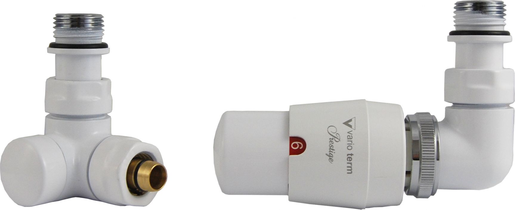 Varioterm Zestaw grzejnikowy Vision termostatyczny lewy bialy (VIGS0206CFK/L) VIGS0206CFK/L (5902249829075)