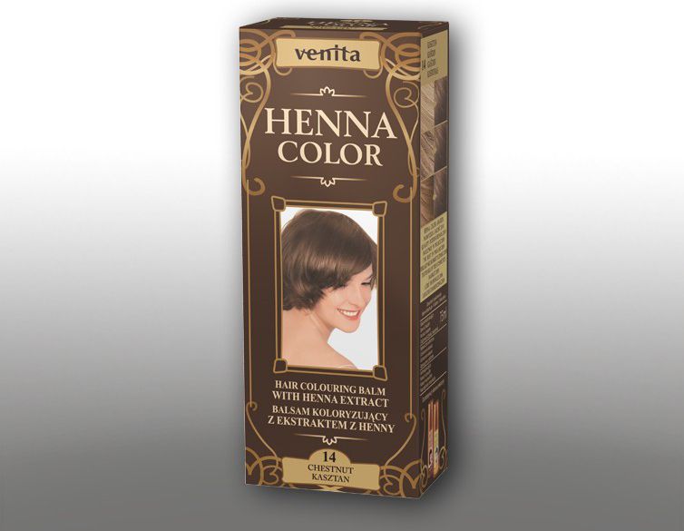 Venita Ziolowe Balsamy Henna Color 14 Kasztan 75ml V1094 (5902101710770)