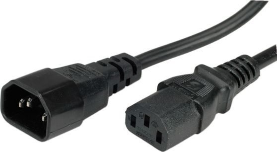 Kabel zasilajacy Value Monitor Power Cable 0,5m czarny (19.99.1505-20) 19.99.1505-20 (7611990197255) kabelis datoram