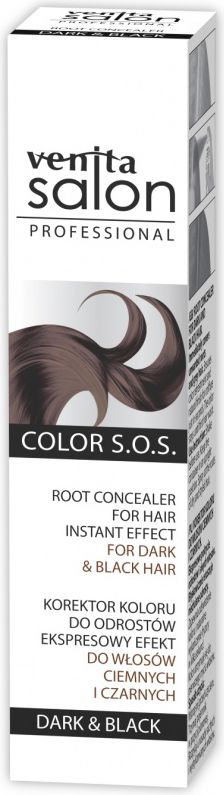 Venita Salon Korektor odrostow Color S.O.S. Dark&Black spray 75ml V1716 (5902101518482)