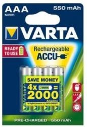 Varta Akumulator AAA / R03 550mAh 4 szt. Baterija