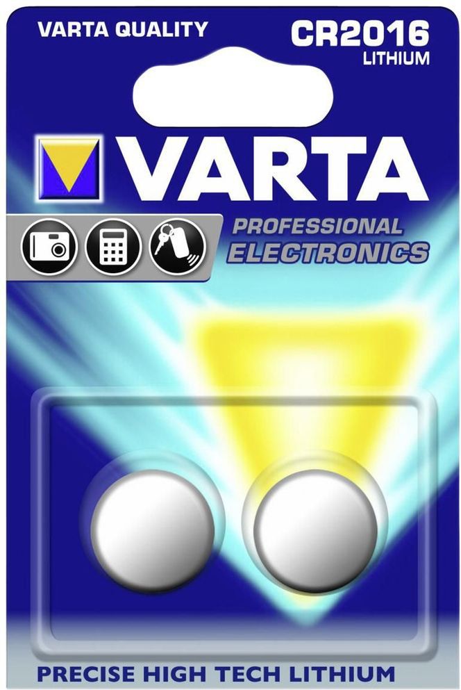 Varta CR2016, coin cell battery, lithium, 3V (6016-101-401) Baterija