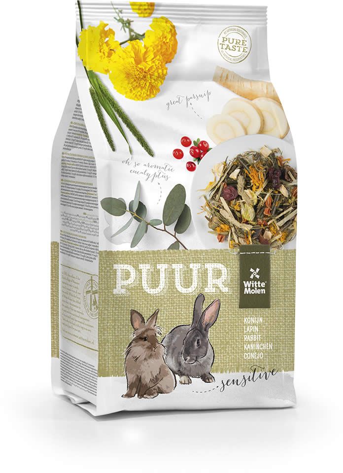 Witte Molen Puur Rabbit Sensitive 800g VAT010005 (8711304669412)