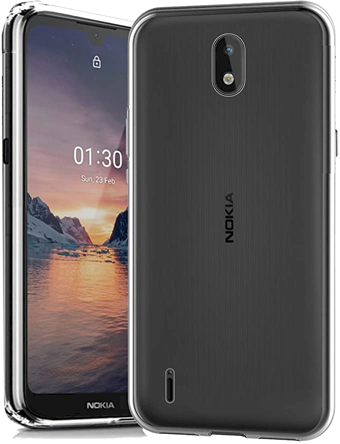 Fusion Ultra Back Case 0.3 mm Izturīgs Silikona Aizsargapvalks Priekš Nokia 1.3 Caurspīdīgs maciņš, apvalks mobilajam telefonam