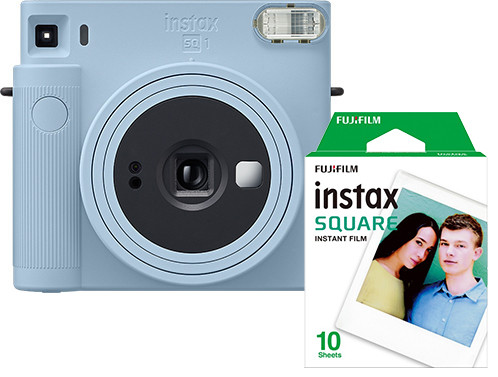 Fujifilm instax SQUARE SQ 1 Set glacier blue foto papīrs