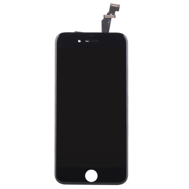 HQ A+ Analogs LCD Skarienjūtīgais Displejs priekš Apple iPhone 6 Plus Pilns modulis Melns aksesuārs mobilajiem telefoniem