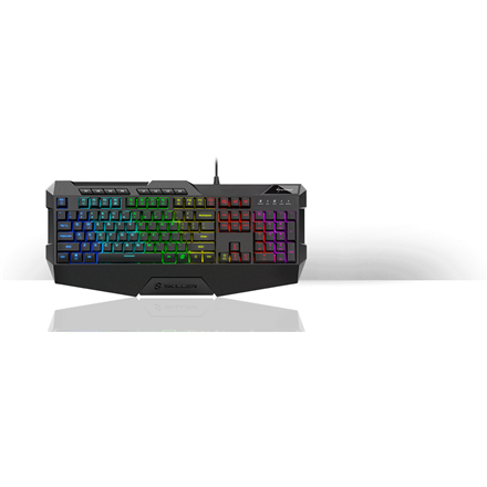 Sharkoon Skiller SGK4, Gaming, US, Wired, RGB LED light Yes, USB, Keyboard, Black 4044951020478 klaviatūra