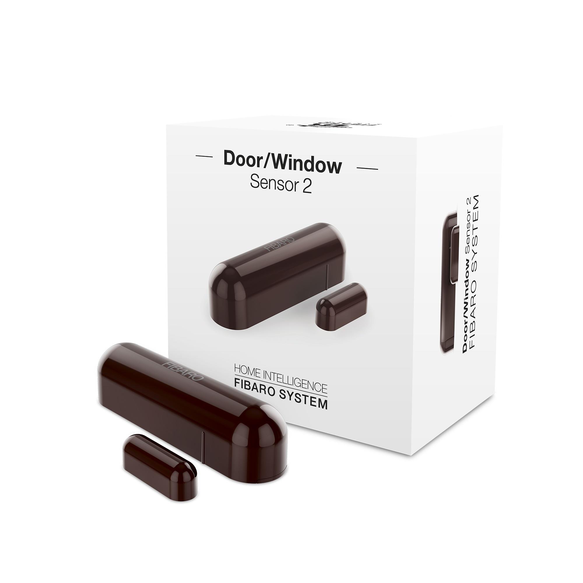 Fibaro Door/Window Sensor 2 Z-Wave, Red-Brown drošības sistēma