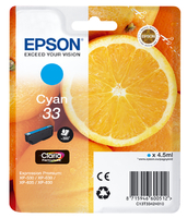 Premium Ink Epson Singlepack Cyan 33 kārtridžs